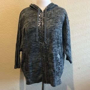 Juicy Couture Oversized  Hoodie/sweater Gray